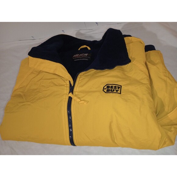 Best Buy Store Corporate Employee XL Lined Windbreaker Jacket/Coat Vtg 90s Y2K - Picture 6 of 6